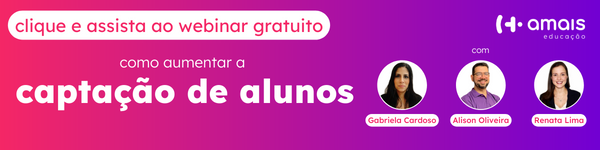 Banner webinar como aumentar a captação de alunos